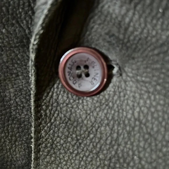 Vintage Donald J Pliner  Italian leather Sport Jacket  Dark Brown 52 R - Picture 6 of 10